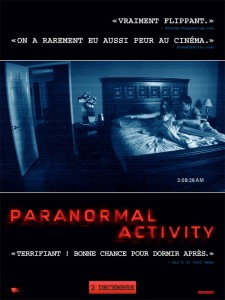 Paranormal activity 1 : affiche du film | ciné buzz