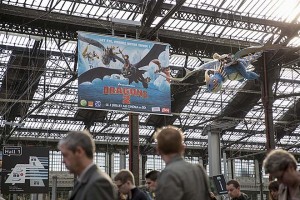 Dragons 2 - Les dragons envahissent la gare de Lyon Crédits photo : Pascal Montary