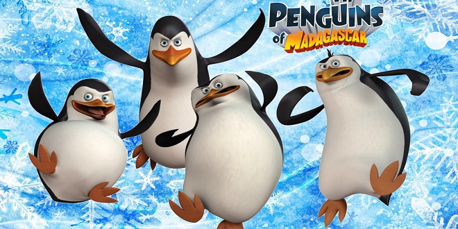 Les pingouins de Madagascar – Inauguration de la patinoire de Paris !
